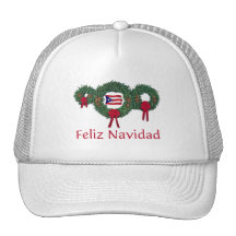 Puerto- Ricoweihnachten 2 Baseball Kappen
