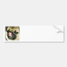 Pugalicious Autoaufkleber