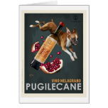 Pugilecane Grußkarte