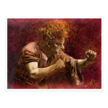 Pugilist Postkarte