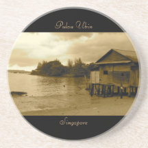 Pulau Ubin Singapur Zuhause-Untersetzer