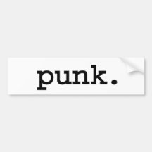 Punk Auto Sticker
