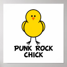 Punkrock-Küken Posterdrucke
