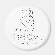 Punkt, zum des golden retriever zu punktieren magnete