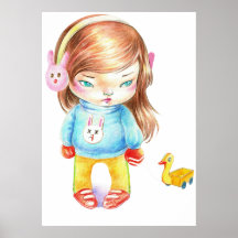 "Puppe u. Duckie" Yan Wei | 闫威 Plakate