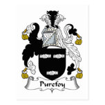 Purefoy Familienwappen Postkarten