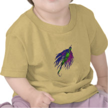 purpl Vogel-Kleinkindt-stück Tshirt