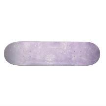Purple grunge dandelion skate decks