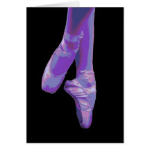 Purpurrote leere Anmerkungs-Karte en Pointe
