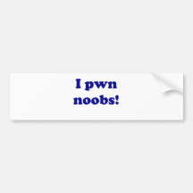 Pwn I noobs! Auto Aufkleber