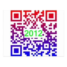 QR-NewYear2012 Postkarten