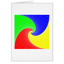 Quadrat Spiralen square spirals Karten