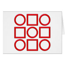 Quadrate Kreise squares circles Karten