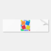 Quadratische Ansammlung (geometrischer Expressioni Autosticker
