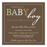 Quadratische BABY Babyparty-Einladung