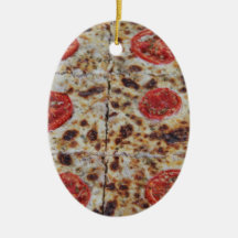Quadratische Pizzaverzierung Ornamente