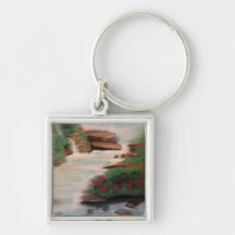 Quadratisches Keychain (versteckt) Schlüsselbänder