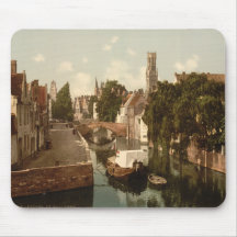 Quai Vert, Brügge, Belgien Mauspads