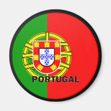 Qualität Portugals Roundel Flagge Kühlschrankmagnete