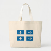 QUEBEC-FLAGGE LEINENTASCHEN