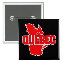 Quebec-Provinz Buttons