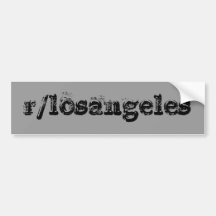 r/LosAngeles Grau-Autoaufkleber