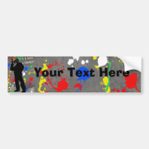 R U bereiten Paintball 4 vor? Auto Sticker