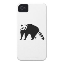 Raccoon Vintage Wood Engraving iPhone 4 Covers