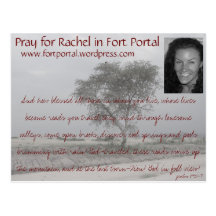 Rachels Gebets-Karte Postkarte