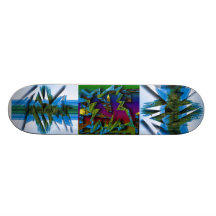 Rad-Skateboard Personalisierte Skateboarddecks