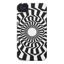 Radial pattern iPhone 4 cover