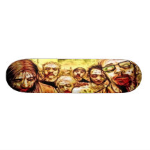 Radioaktives Zombie-Skateboard Personalisiertes Deck
