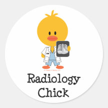 Radiologie-Küken-Aufkleber