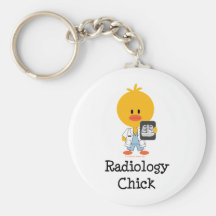 Radiologie-Küken Keychain Schlüsselband