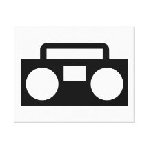 Radiomusik Galerie Falt Leinwand