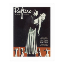 Raftero Vintage Songbook-Abdeckung Postkarten