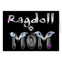 Ragdoll Katzen-Mamma-Geschenke Karten