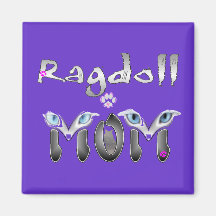 Ragdoll Katzen-Mamma-Geschenke Kühlschrankmagnete