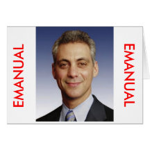 Rahm Emanuel für Bürgermeister Grußkarten