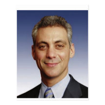 Rahm Emanuel für Bürgermeister Postkarte