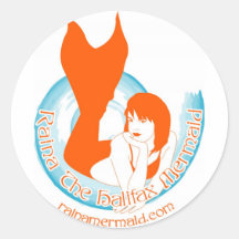 Raina orange Logo-Aufkleber
