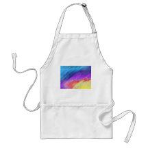 Rainbow Abstract Apron