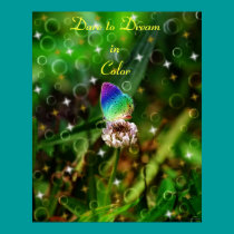 Rainbow Butterfly poster