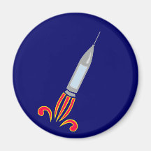 Rakete rocket Raumschiff space ship Magnets