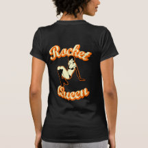 Raketenköniginmädchen Vintag Shirts
