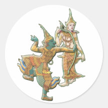 RAMA SITA - RAMAYANA HINDISCHE BUDDHISTISCHE GÖTTI STICKERS