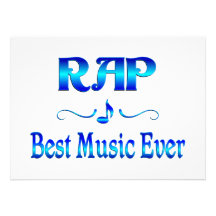 Rap-beste Musik Individuelle Ankündigungskarte