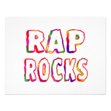 Rap-Felsen Einladungskarte