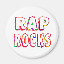 Rap-Felsen Kühlschrankmagnete