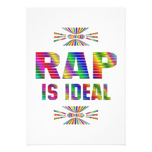 RAP ist ideal Individuelle Einladung